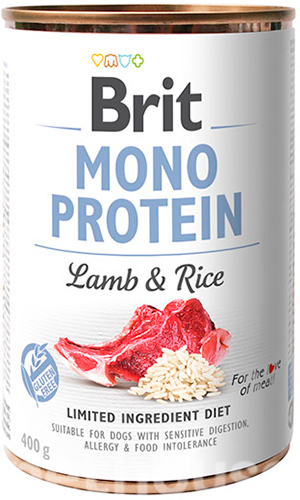 Brit Mono Protein Dog с ягненком и рисом