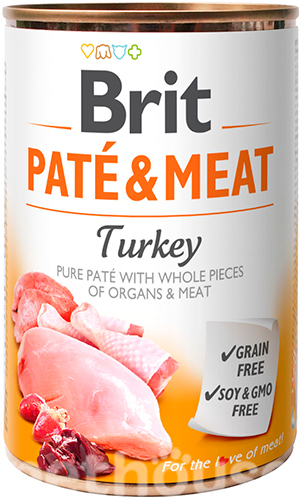 Brit Pate & Meat Dog с индейкой