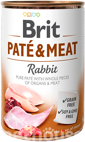 Brit Pate & Meat Dog з кроликом