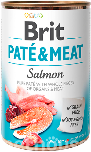 Brit Pate & Meat Dog с лососем