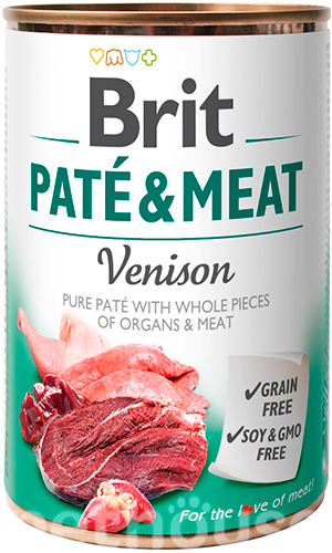 Brit Pate & Meat Dog з олениною