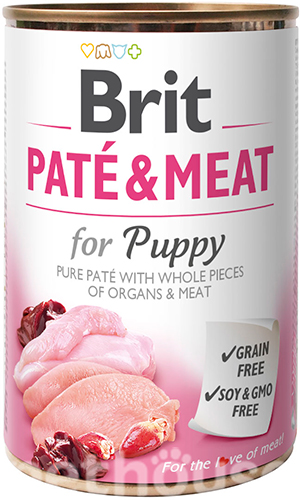 Brit Pate & Meat Puppy с курицей