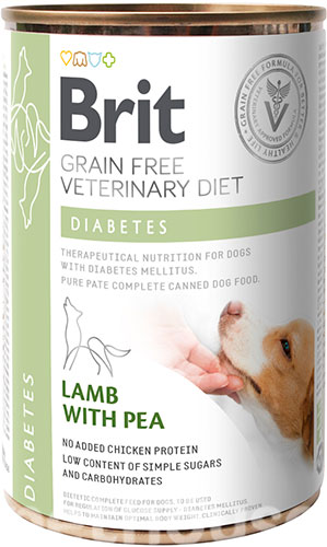 Brit VD Diabetes Dog Cans