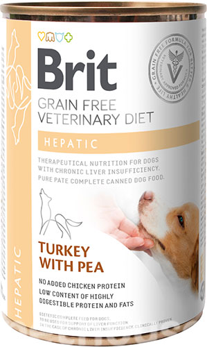 Brit VD Hepatic Dog Cans