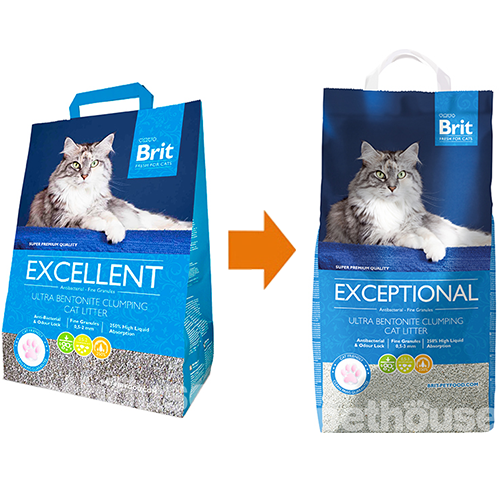 Brit Fresh Exceptional Наповнювач бентонітовий, без аромату