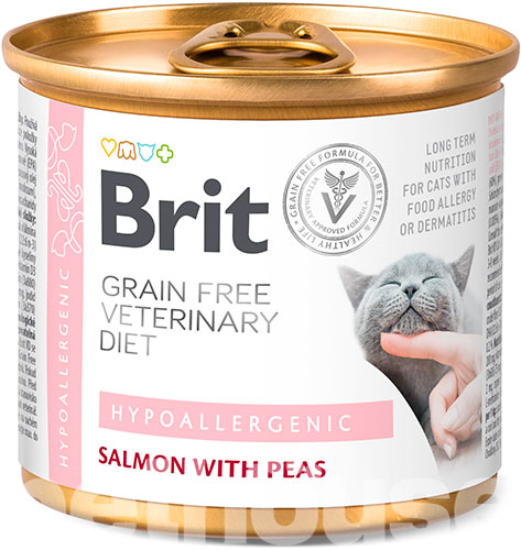 Brit VD Hypoallergenic Cat Cans