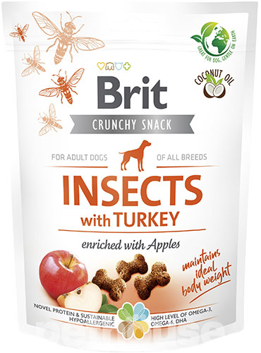 Brit Dog Crunchy Snack Cracker Лакомства для поддержания веса у собак