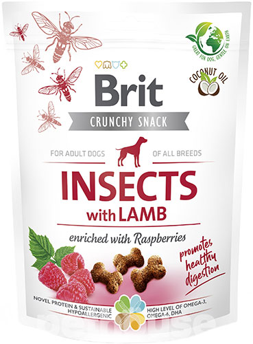 Brit Dog Crunchy Snack Cracker Лакомства для улучшения пищеварения у собак