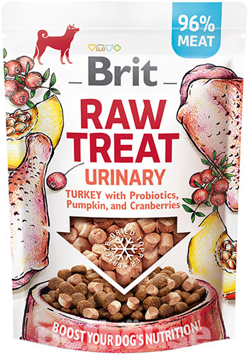 Brit Dog Raw Treat freeze-dried Urinary Ласощі для підтримання здоров’я сечової системи у собак