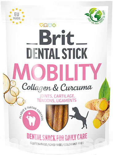 Brit Dog Dental Stick Mobility Лакомства для поддержания суставов у собак