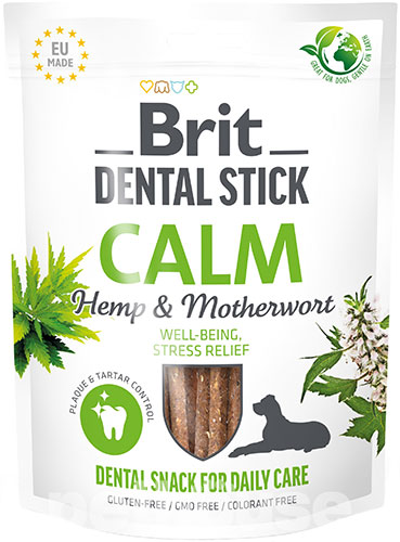 Brit Dog Dental Stick Calm Лакомства с успокаивающим действием для собак