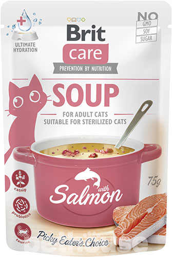 Brit Care Soup Суп с лососем для кошек