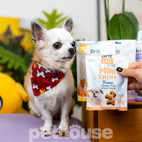 Brit Care Mini Treats Think Лакомства для поддержания мозговой активности у собак мелких пород
