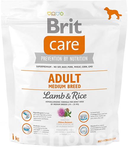 Brit Care Adult Medium Breed Lamb and Rice, фото 2