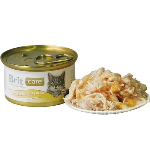 Brit Care Консерва с куриным филе и сыром для кошек, фото 2