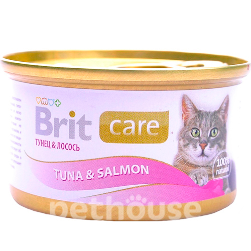 Brit Care Консерва с тунцом и лососем для кошек