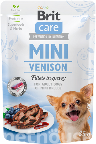 Brit Care Dog Mini Fillets In Gravy с олениной для собак