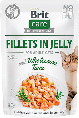 Brit Care Cat Fillets In Jelly з тунцем для котів