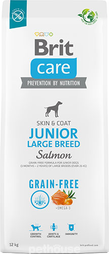 Brit Care Grain Free Junior Large Breed Salmon