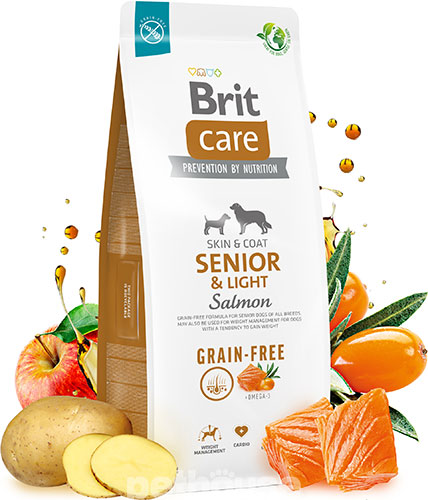 Brit Care Grain Free Senior & Light Salmon, фото 2
