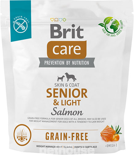Brit Care Grain Free Senior & Light Salmon, фото 3