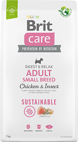 Brit Care Sustainable Adult Small Breed Chicken and Insect