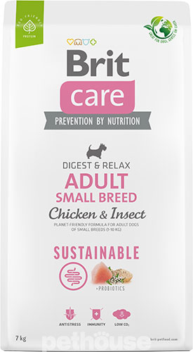 Brit Care Sustainable Adult Small Breed Chicken and Insect 