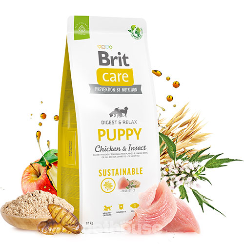 Brit Care Sustainable Puppy Chicken and Insect, фото 2