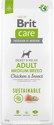 Brit Care Sustainable Adult Medium Breed Chicken and Insect