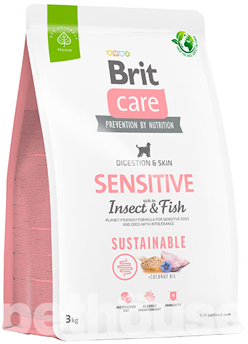 Brit Care Sustainable Sensitive Digestion & Skin Insect & Fish, фото 3
