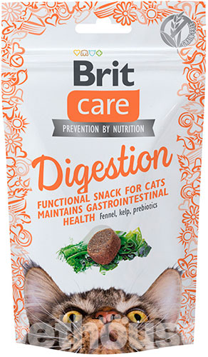 Brit Care Cat Snack Digestion Лакомства для поддержания пищеварения у кошек