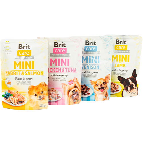 Brit Care Dog Mini Fillets In Gravy Mix для дорослих собак