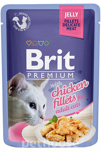 Brit Premium Куриное филе в желе для кошек