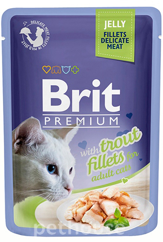 Brit Premium Филе форели в желе для кошек