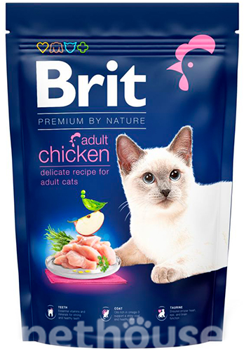 Brit Premium by Nature Cat Adult Chicken, фото 2