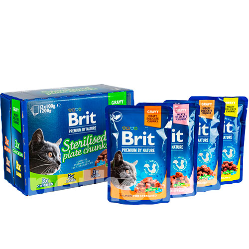 Brit Premium "Семейная тарелка" для стерилизованных кошек