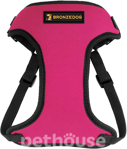 Bronzedog Sport Vest Шлея для собак дрібних порід, рожева