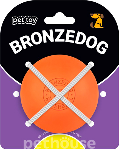Bronzedog Superball Литой мяч для собак, 6 см, фото 2