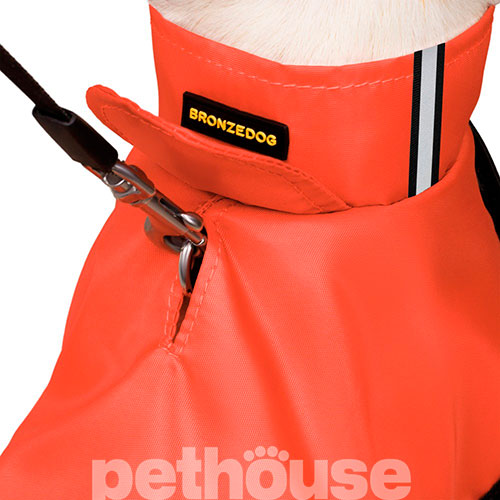 Bronzedog Textile Дощовик для собак, помаранчевий, фото 3