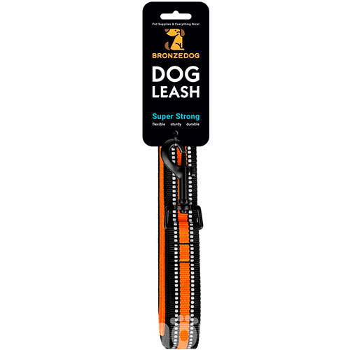 Bronzedog Mesh 2in1 Поводок для собак, оранжевый, фото 8