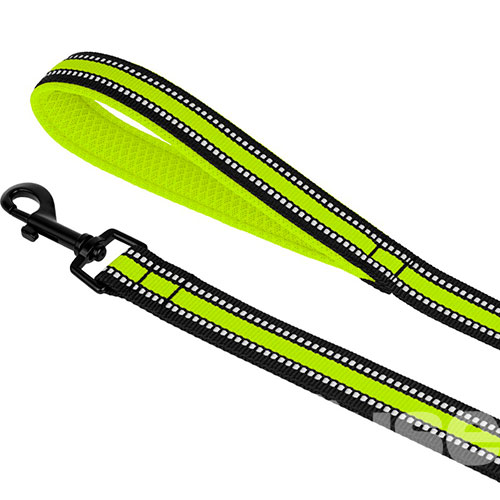 Bronzedog Mesh 2in1 Поводок для собак, лимонный