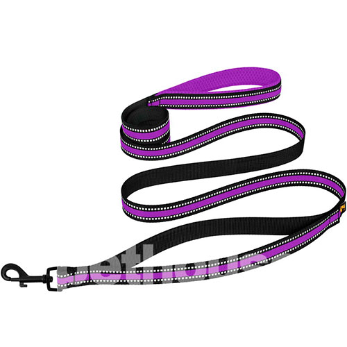 Bronzedog Mesh 2in1 Поводок для собак, фиолетовый
