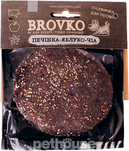Brovko Паляничка "Печень-яблоко-чиа" для собак