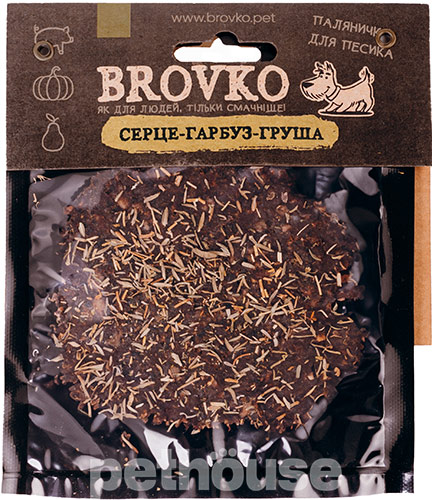 Brovko Паляничка "Сердце-тыква-груша" для собак