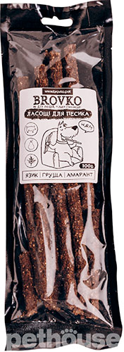 Brovko Палочки "Язык-груша-амарант" для собак