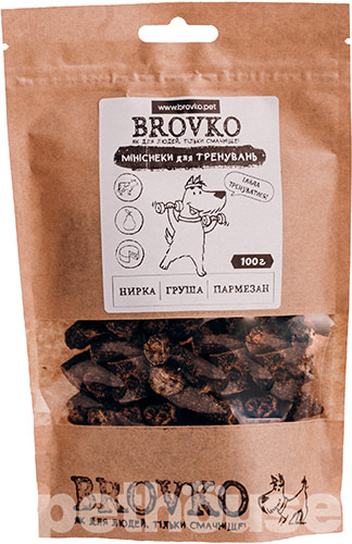 Brovko Снеки "Нирка-груша-пармезан" для собак