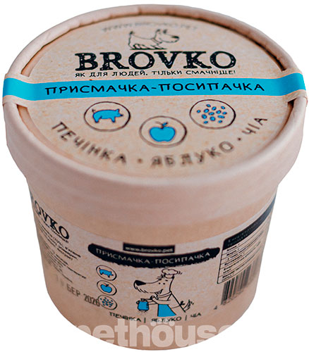 Brovko Присмачка-посипачка "Печінка-яблуко-чіа" для собак Brovko Присмачка-посипачка "Печінка-яблуко-чіа" для собак