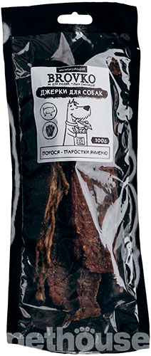 Brovko Джерки с поросенка и ростков ячменя для собак Brovko Джерки с поросенка и ростков ячменя для собак