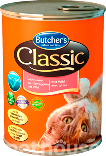 Butcher's Classic с дичью для кошек