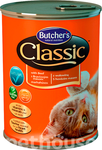Butcher's Classic с говядиной для кошек